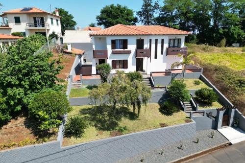 an aerial view of a house at Silva Retreat Villa in São Jorge