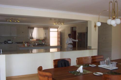 Dapur atau dapur kecil di Kamuthanga Gardens