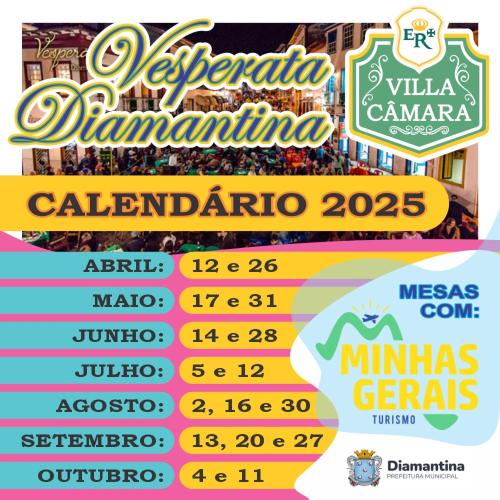 a poster for a carnival with different signs at Chalé Diamantina in Diamantina
