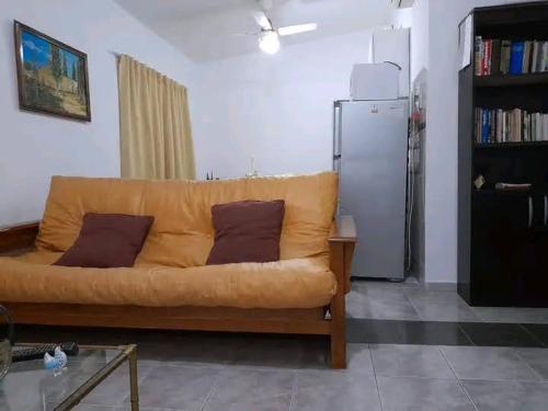 Χώρος καθιστικού στο Alojamiento de dos habitaciones