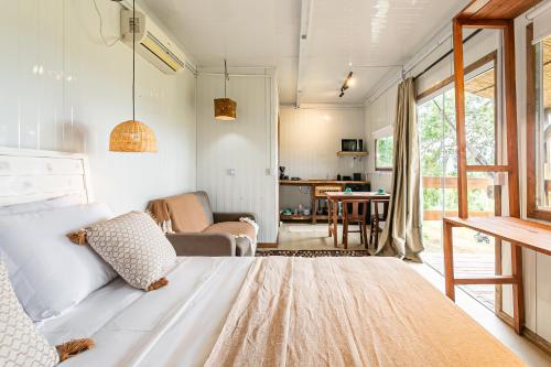 Η κουζίνα ή μικρή κουζίνα στο Equus - Refúgio da Ilha