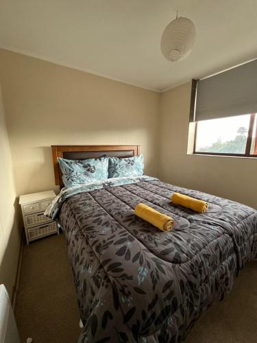 Postel nebo postele na pokoji v ubytování Depto completo un dormitorio concepción