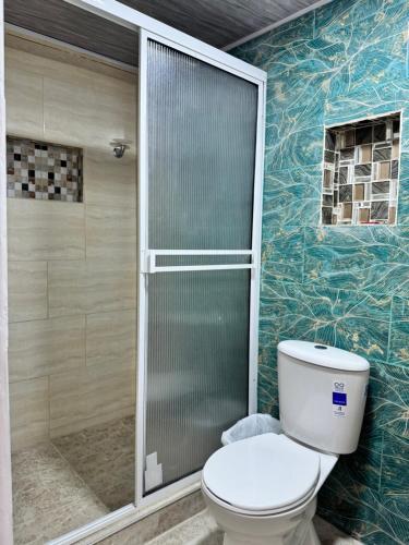 Koupelna v ubytování El guadual apartahotel
