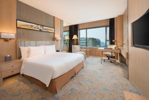 Postel nebo postele na pokoji v ubytování Crowne Plaza Shanghai Noah Square by IHG