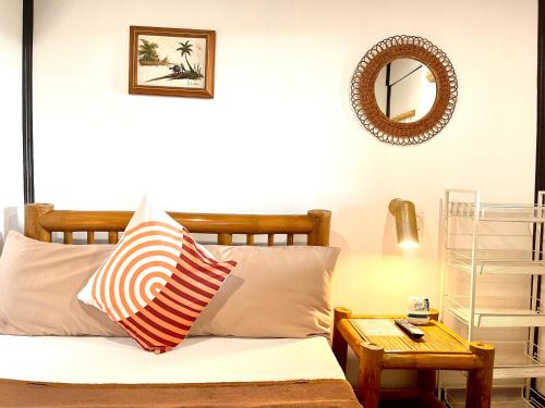 Ένα ή περισσότερα κρεβάτια σε δωμάτιο στο Galera Lodge & Cafe