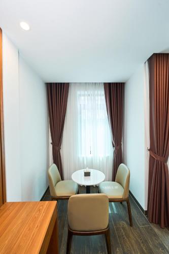 Posezení v ubytování Swan Motel