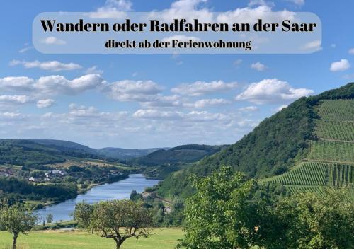 a view of the napa river and a valley at Ferienwohnungen Im Kimmelreich in Irsch