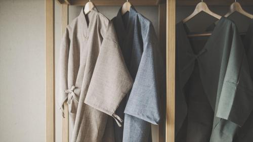 a closet with a bunch of clothes in it at SOKI ATAMI - Vacation STAY 01450v in Atami