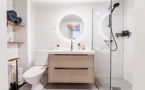 Ένα μπάνιο στο Tähtvere Apartments