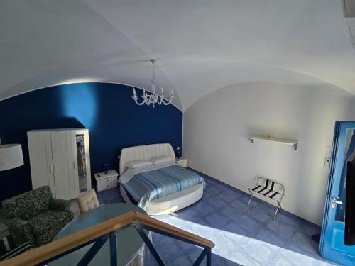 Ένα ή περισσότερα κρεβάτια σε δωμάτιο στο B&B SOGNANDO VIETRI e SPA ESCLUSIVA