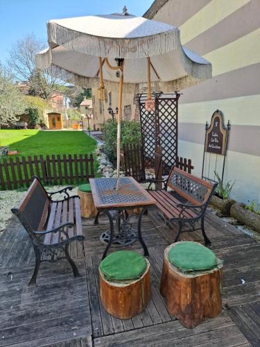 Patio nebo venkovní prostory v ubytování B&B Corte Colli Antichi