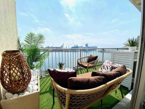 'Le Golfe' Vue Mer et Canal,Parking, Clim, au Centre