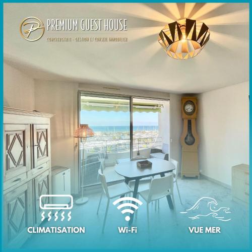 PGH N34 - Vue Mer & Port, Climatisé