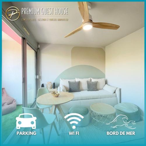 PGH N35 - à 50m de la Plage avec Parking Privé