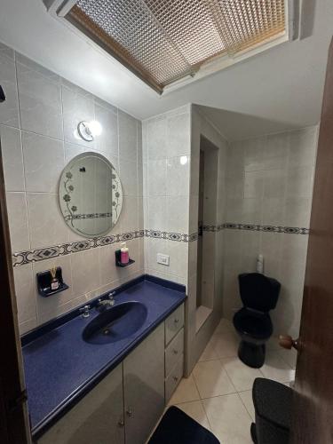 Ένα μπάνιο στο Bamuka Hostal