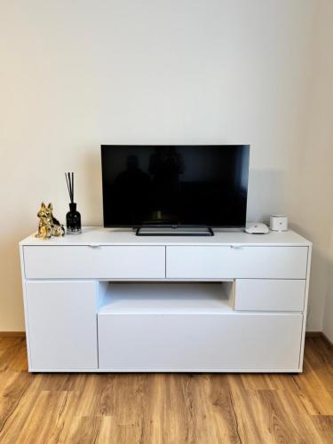 TV a/nebo společenská místnost v ubytování Wohnung in Graz