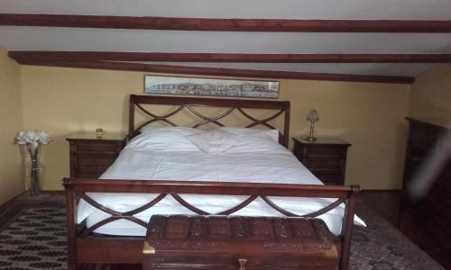 Giường trong phòng chung tại Apartment Villa Rovinj