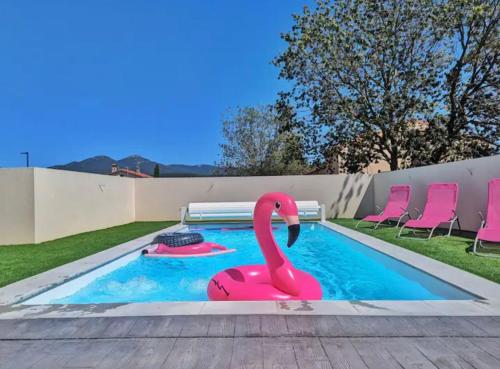 Villa 8 pers, Piscine privée, proche mer