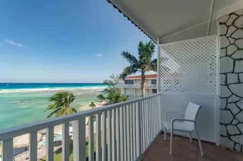 a balcony with a view of the beach at Catalonia Montego Bay - All Inclusive in Montego Bay