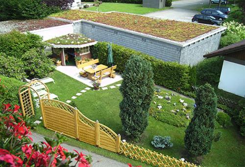 Сад в Ferienhaus im Grund