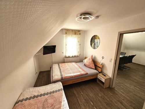 Ένα ή περισσότερα κρεβάτια σε δωμάτιο στο Apartment Popp