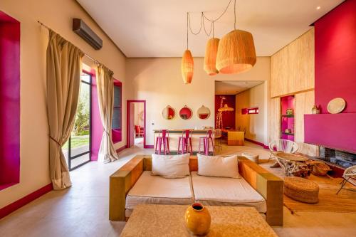 Un lugar para sentarse en The Source Hotel Music & Spa