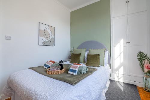 Cama o camas de una habitación en Flat in the Heart of Worcester