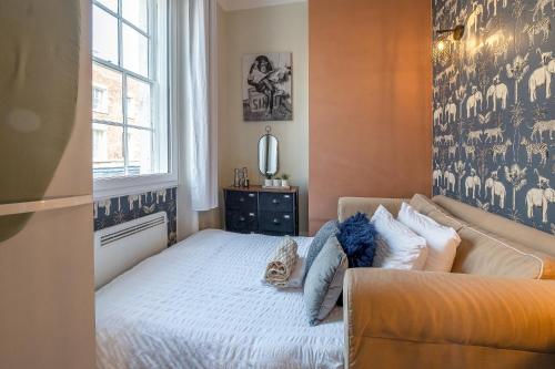 Cama o camas de una habitación en Flat in the Heart of Worcester