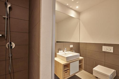 Et badeværelse på Seglerwohnung 9