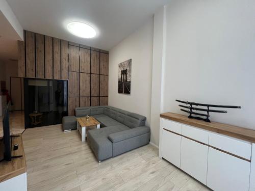 Гостиная зона в Lofto apartamentai senamiestyje