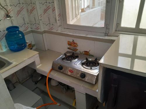 Kuchyň nebo kuchyňský kout v ubytování Grape Apartment