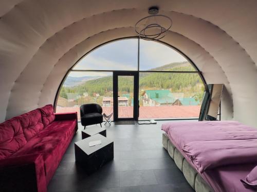 Cama o camas de una habitación en Глемленд