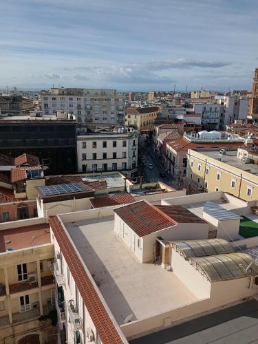 an aerial view of a city with buildings at Business Apartments in Foggia