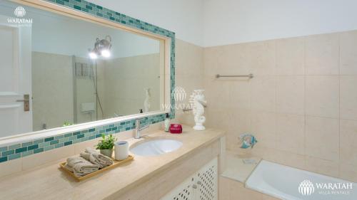 Ένα μπάνιο στο Apartment Lamine