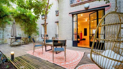 Luxury Jungle Loft with Private Garden, Jacuzzi & Hammam