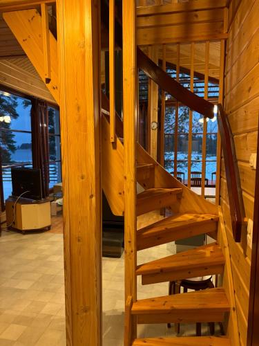 Ruang duduk di Tiiringolf Cottages