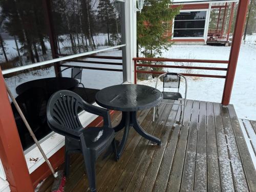 Balkoni atau teres di Tiiringolf Cottages