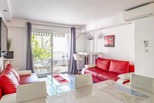 SUPERBE 3P 2chambres, 2terrasses CANNES centre-ville, 4 min à pied de la Croisette sas-meredith loc