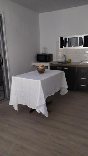 Kuchyň nebo kuchyňský kout v ubytování Apartamento El Arrayán