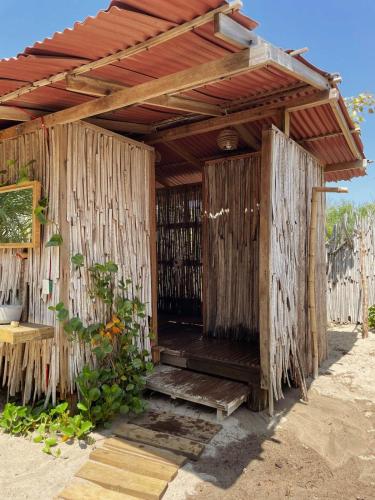 Zahrada ubytování Hostal Onahu Chacahua