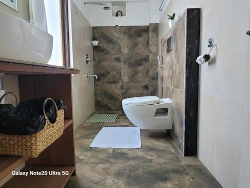 Koupelna v ubytování Miknaon Farmstay