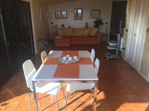 Ruang duduk di Suite Prestige Salerno