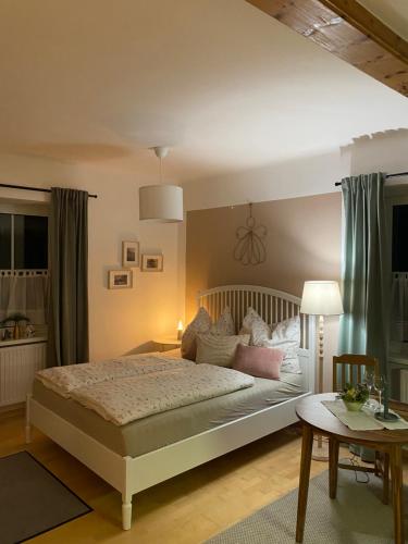 Ένα ή περισσότερα κρεβάτια σε δωμάτιο στο Appartement Wenzel