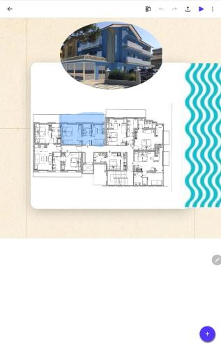 Frontemare Appartamenti e Camere ELISABETTAの見取り図または間取り図