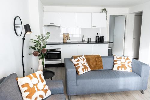 Η κουζίνα ή μικρή κουζίνα στο 6p Newly Renovated Home With Unique Roof-terrace