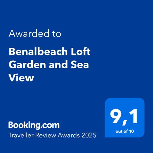 Benalbeach Loft Garden and Sea View