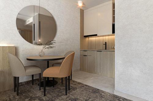 Kuchyň nebo kuchyňský kout v ubytování ZatorHome apartamenty - blisko Energylandii i Zatorlandu