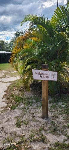 Zahrada ubytování EcoRetreat 1770
