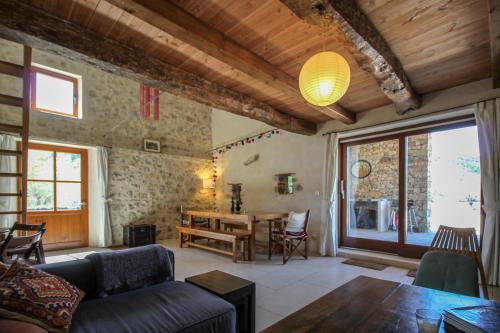 Χώρος καθιστικού στο Grange Viard