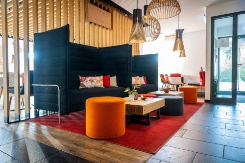 Χώρος καθιστικού στο Serways Hotel Weiskirchen Nord
